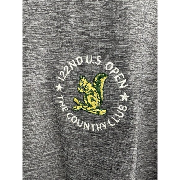 The Country Club Brookline 122nd US Open Golf Straight Down ¼ Zip Mens 2XL Grey - Picture 4 of 15